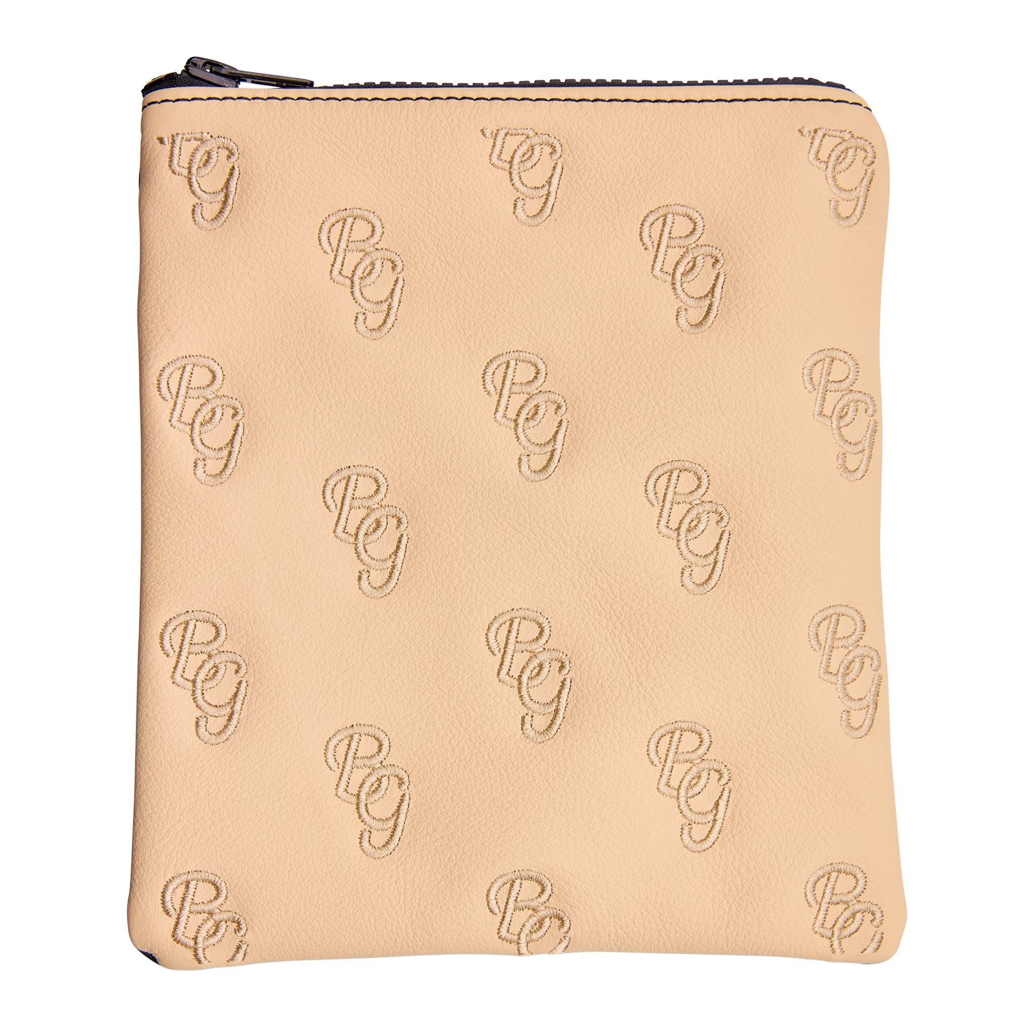 BG Script Valuables Pouch (Ivory/Navy)