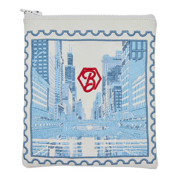 Windy City Postcard Valuables Pouch