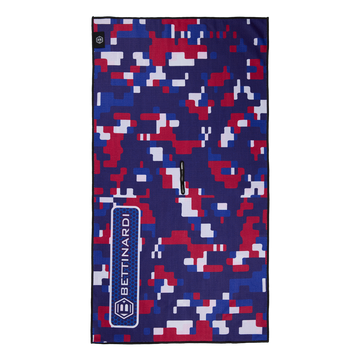 Bettinardi Navy and Red Digital Camo Towel