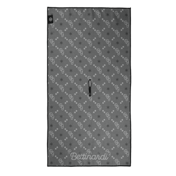 BG Script Grayscale Towel