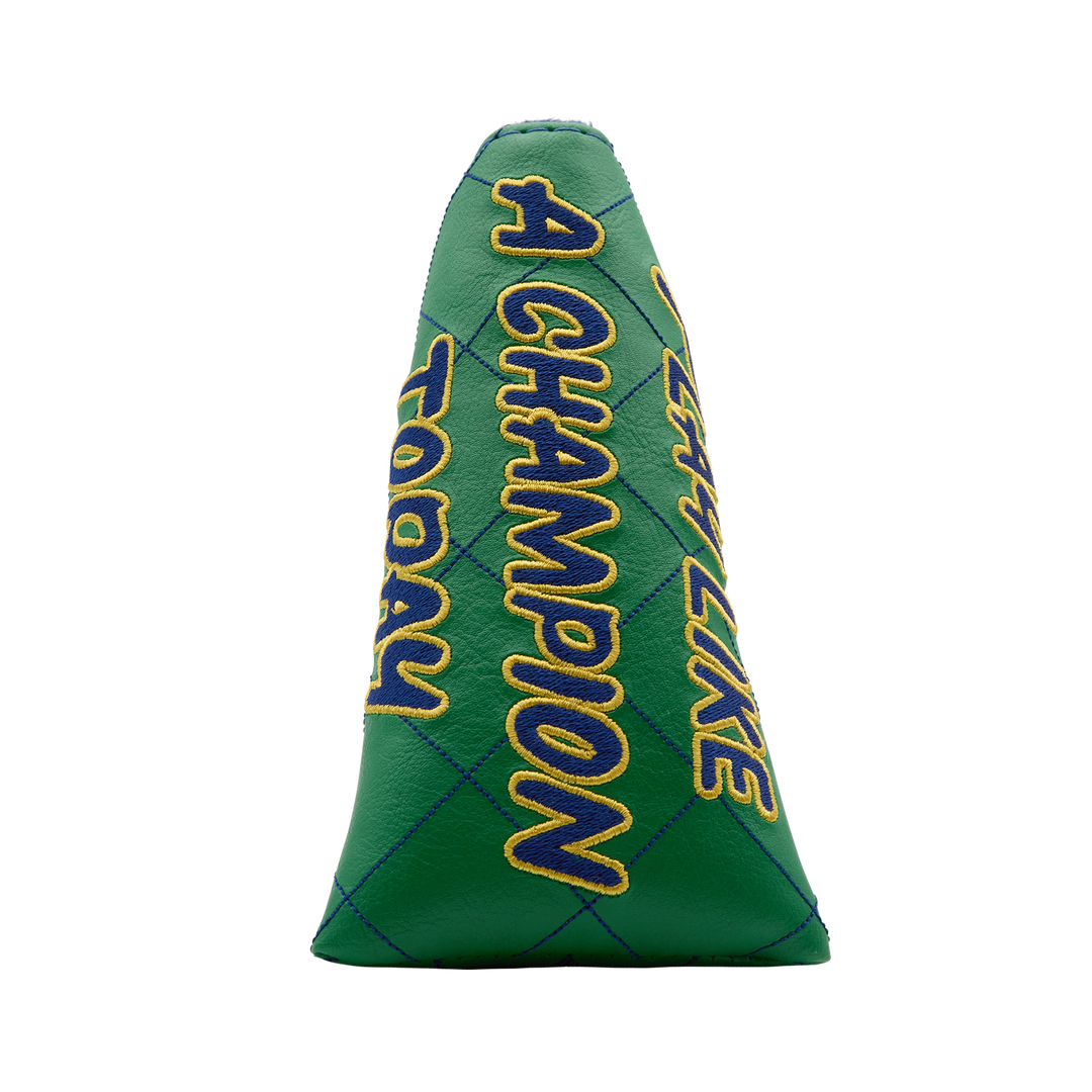 Bettinardi x Play Like a Champion Today Green Blade Putter Headcover
-front