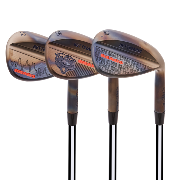 NFL Draft Day Chicago Bears Wedge Set (52°,56°, 60°) | Bettinardi