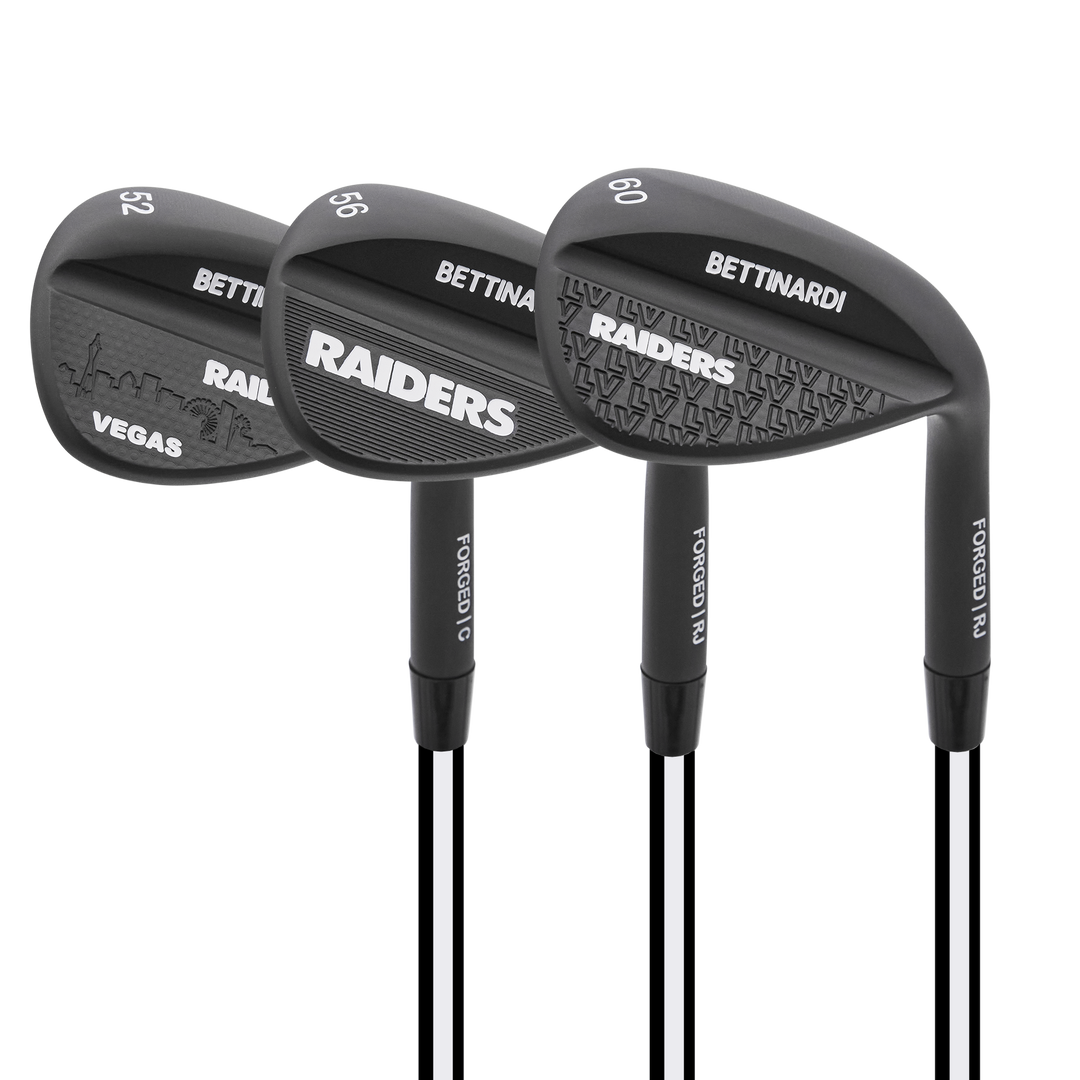 NFL Draft Day Las Vegas Raiders Wedge Set (52°,56°, 60