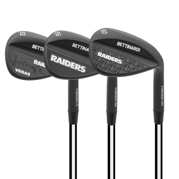 NFL Draft Day Las Vegas Raiders Wedge Set (52°,56°, 60