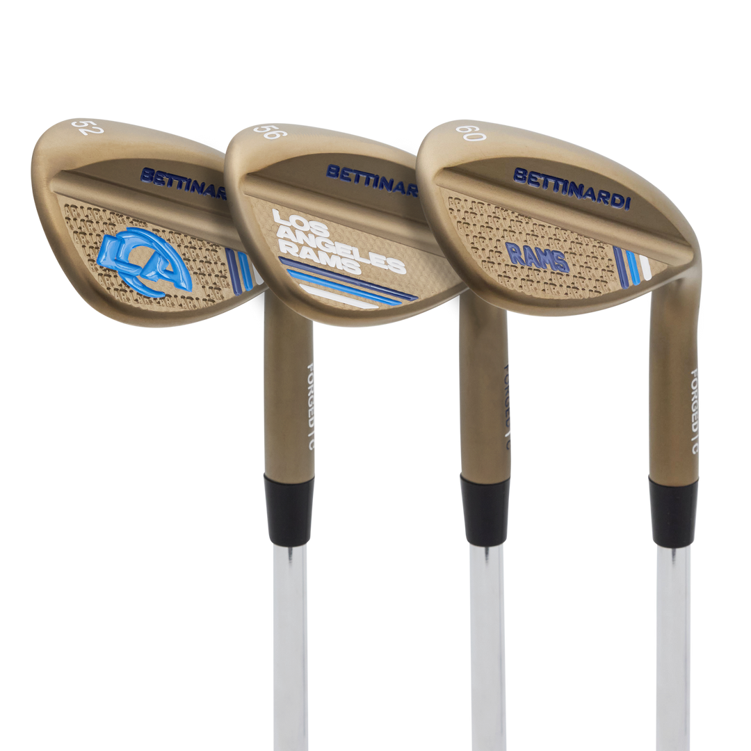 Los Angeles Rams Gold Flame HLX 6.0 Wedge Set (52°, 56°, 60°)