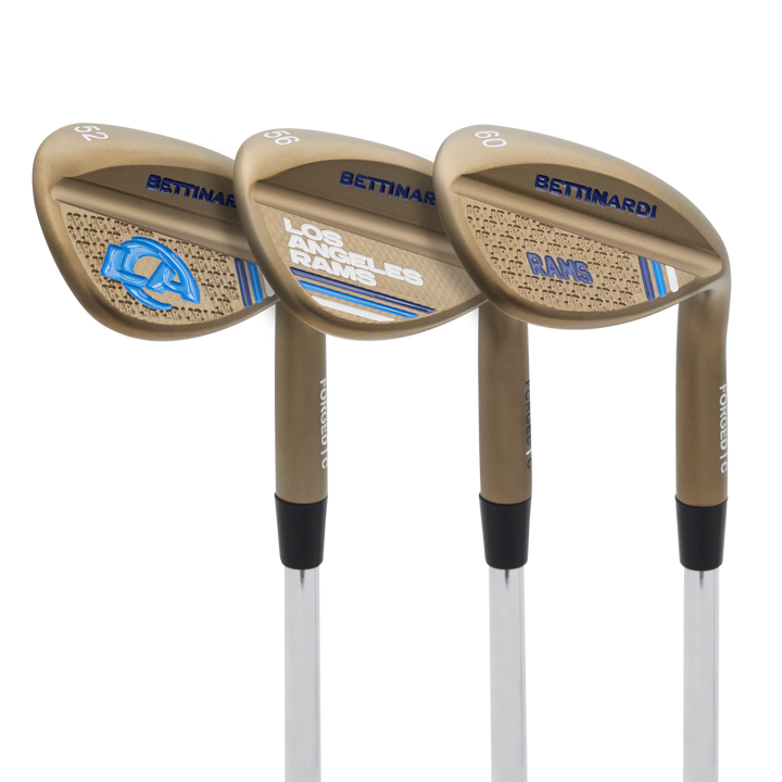 Los Angeles Rams Gold Flame HLX 6.0 Wedge Set (52°, 56°, 60°)