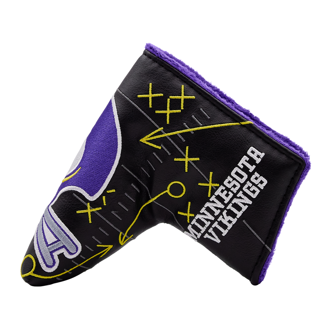 Minnesota Vikings X's & O's Classic Helmet Retro Blade Putter