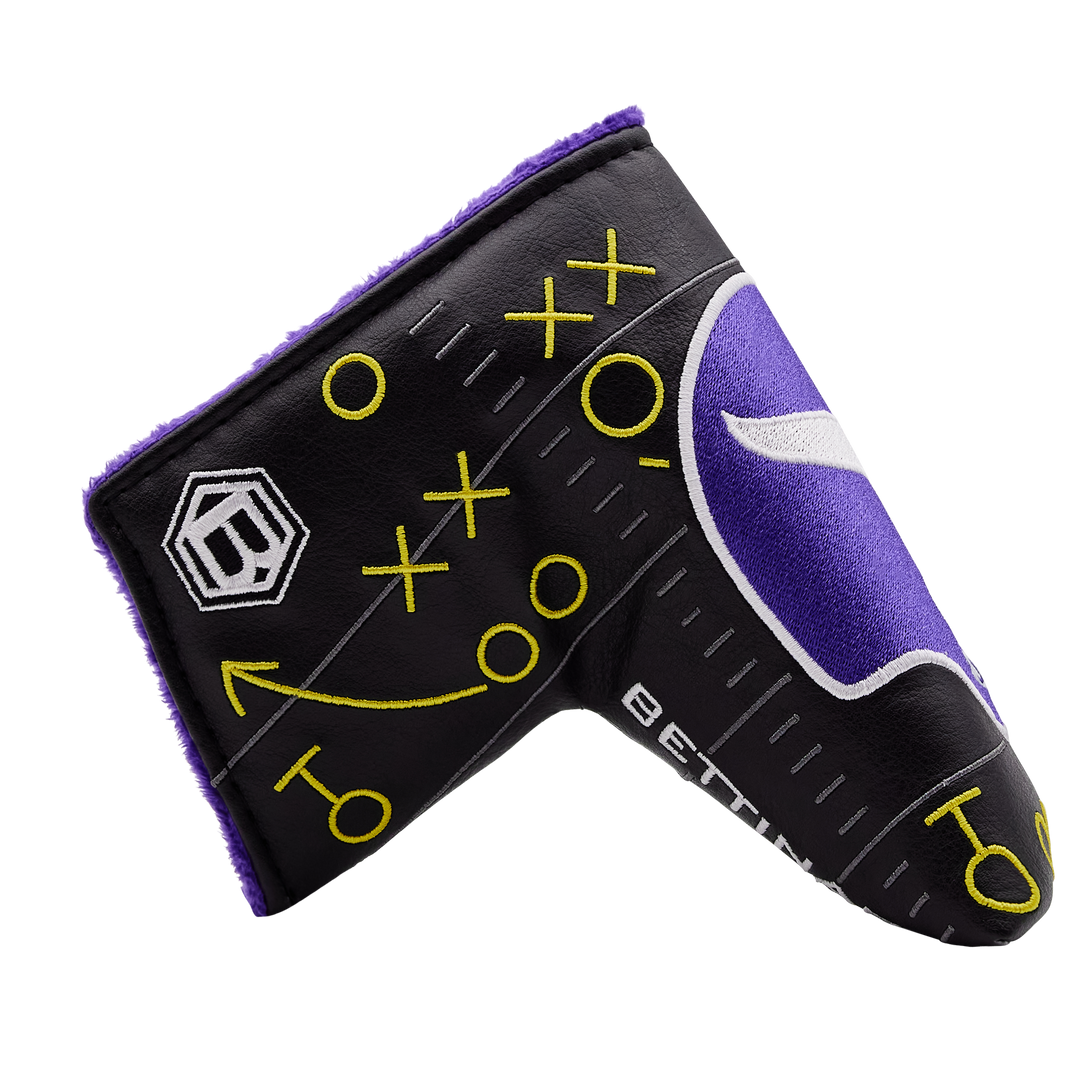 Minnesota Vikings X's & O's Classic Helmet Retro Blade Putter