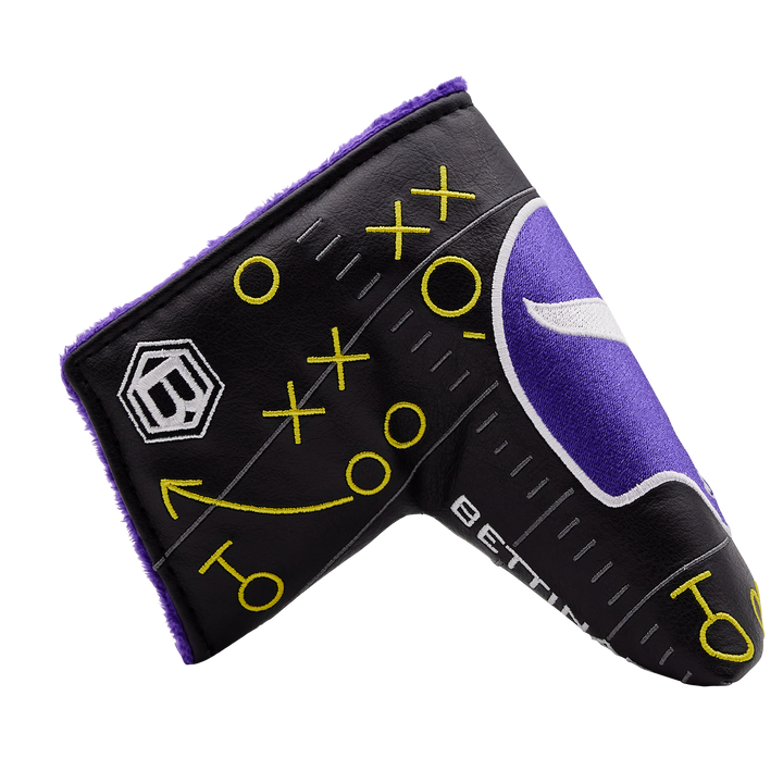 Minnesota Vikings X's & O's Classic Helmet Retro Blade Putter
