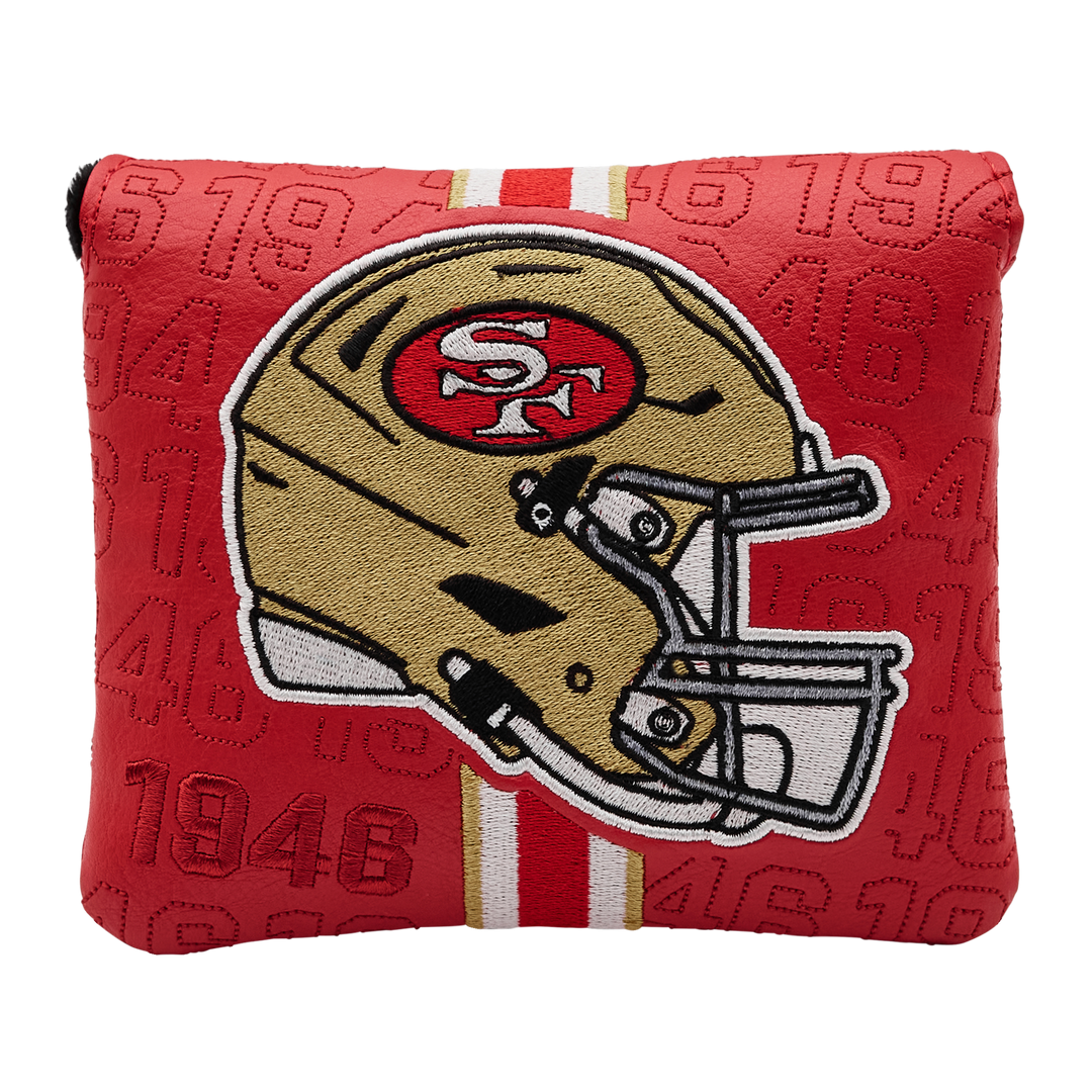 San Francisco 49ers Classic Helmet Retro Mallet Putter Headcover |  Bettinardi Golf  Studio B