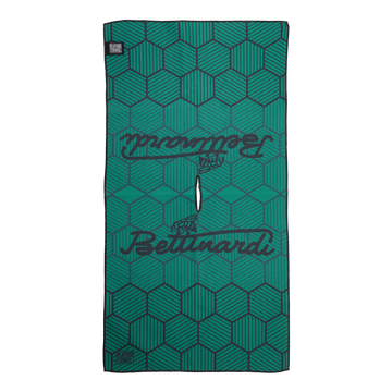 Bettinardi Script Hex B Drip Green Players Towel