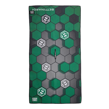 Bettinardi 3D Hex B Green and Gray Players Towel
