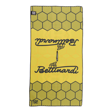 Bettinardi Script Hex B Drip Yellow Players Towel