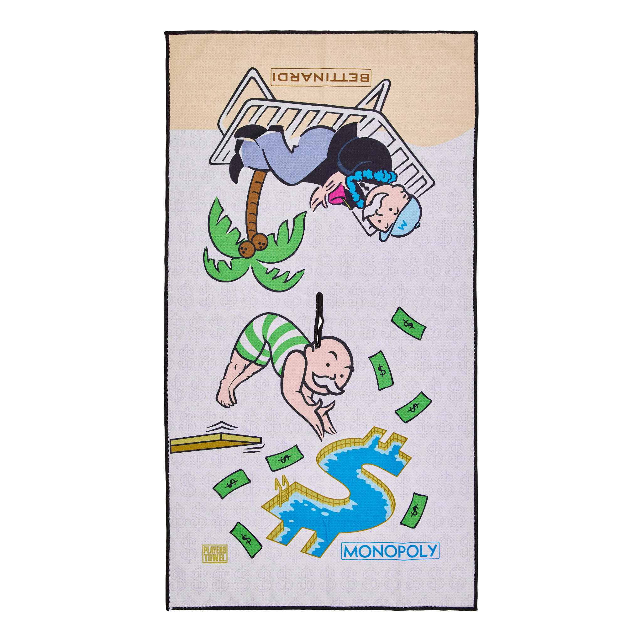 Bettinardi x Monopoly On Vacation Towel