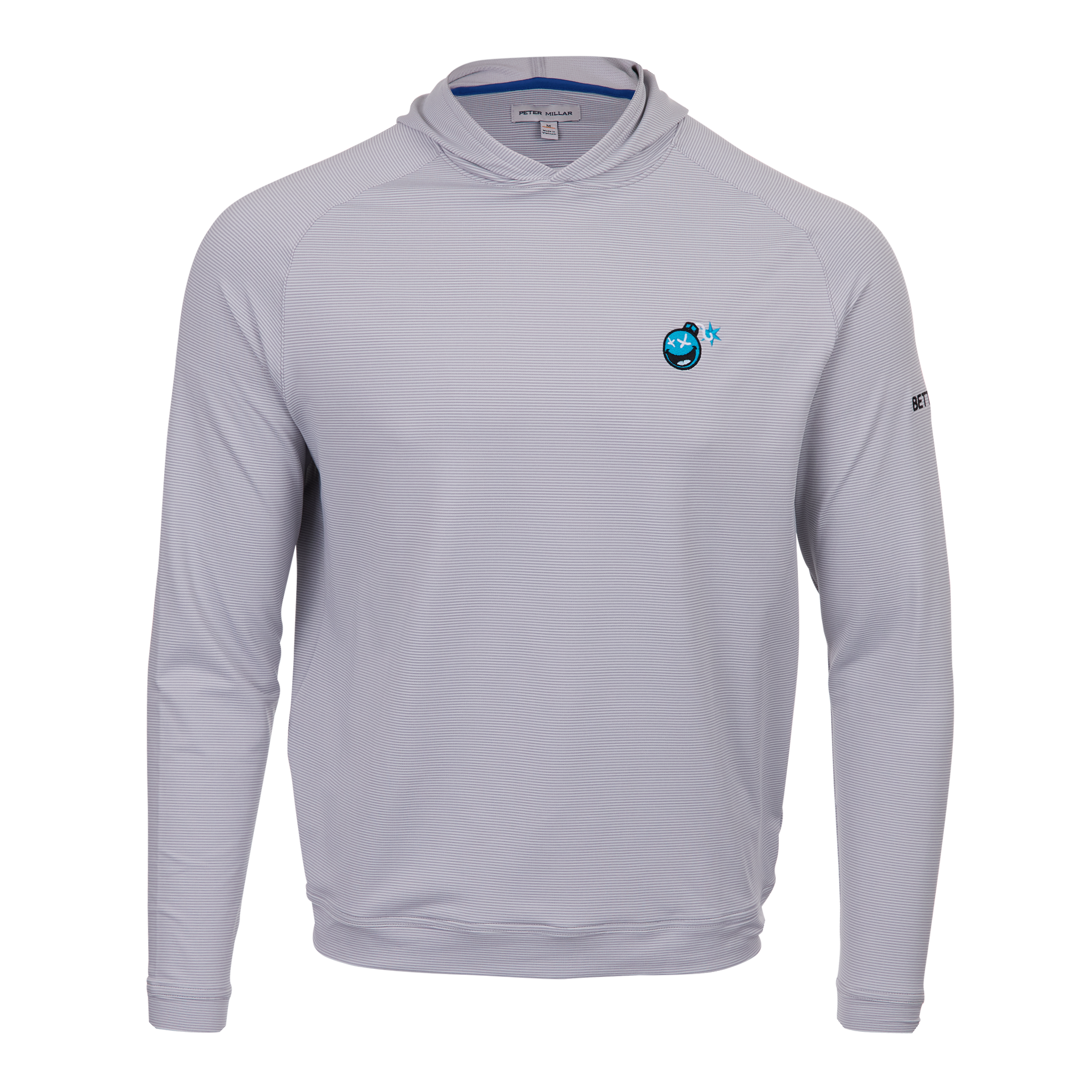 Bettinardi Peter Millar Poison Bomb Pine Sugar Stripe Performance Hoodie