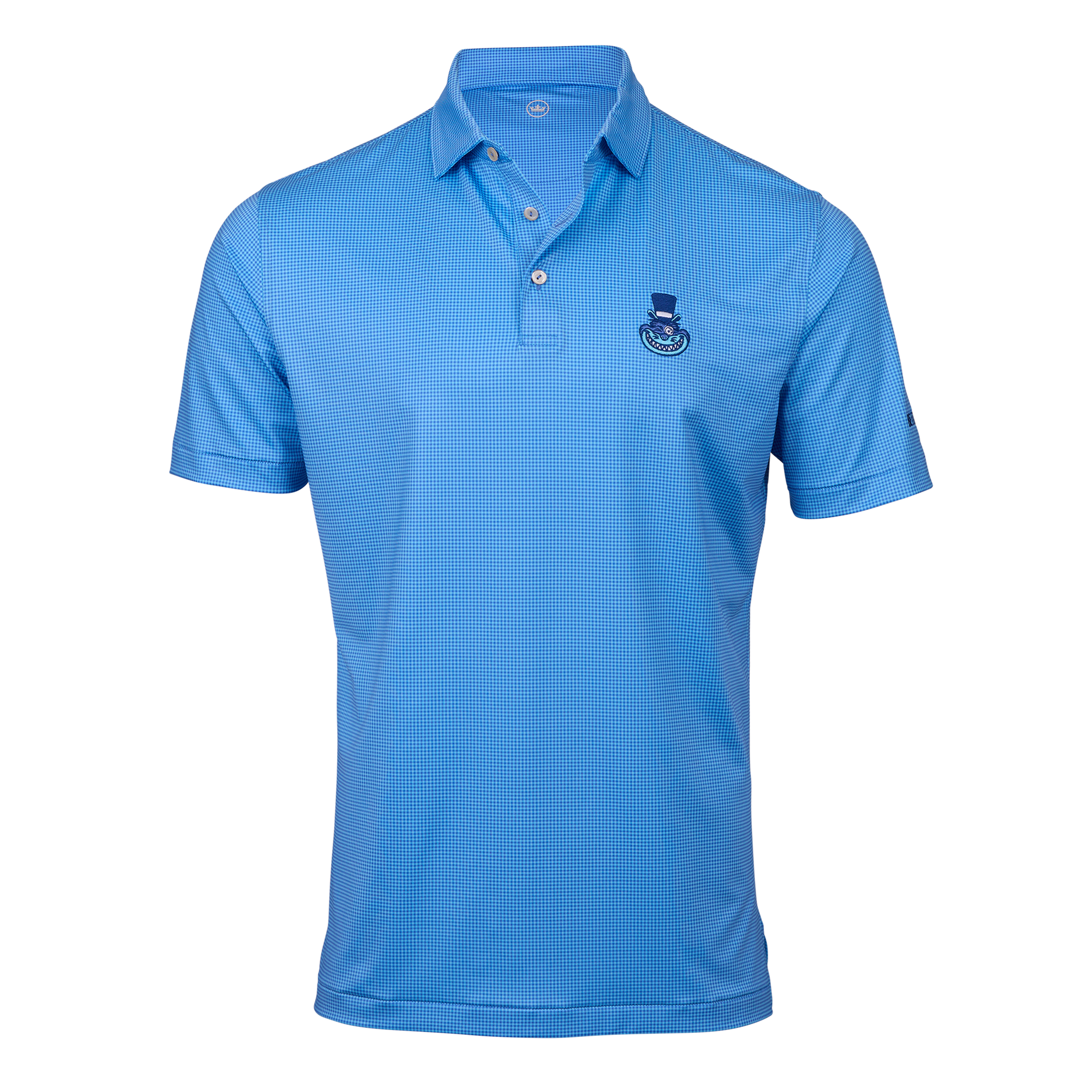 Bettinardi Peter Millar Gangster Cat Gingham Performance Jersey Polo