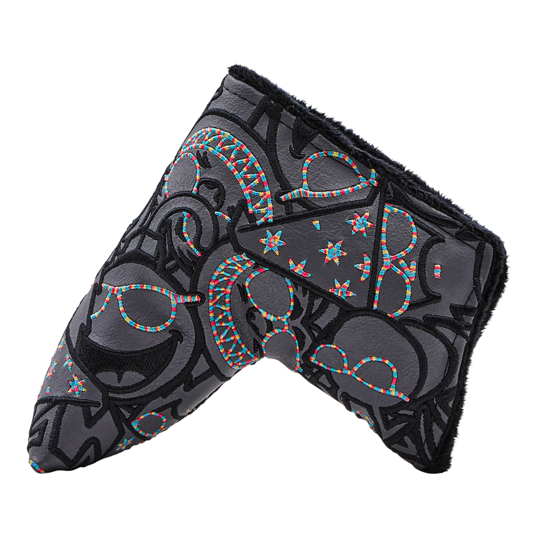 Multi Sunglasses Icon Black Rainbow Stitch Blade Putter Headcover