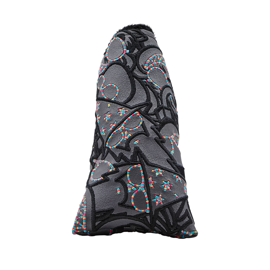 Multi Sunglasses Icon Black Rainbow Stitch Blade Putter Headcover