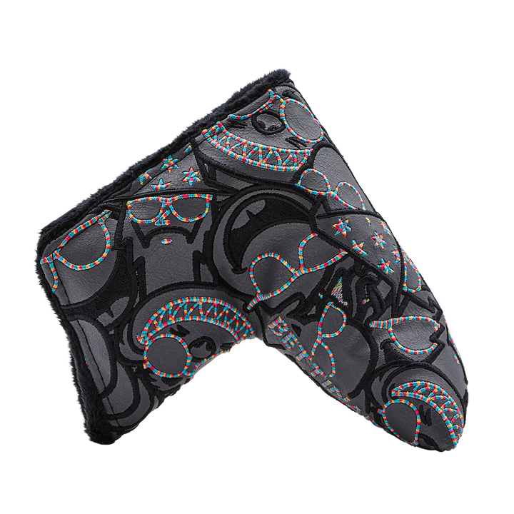 Multi Sunglasses Icon Black Rainbow Stitch Blade Putter Headcover