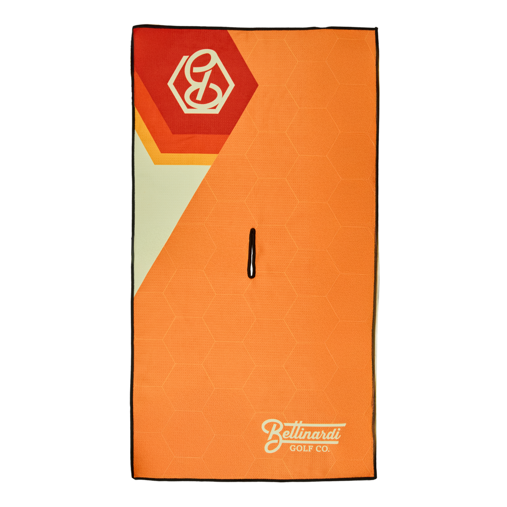 Bettinardi New Age Script Towel (Orange)-back