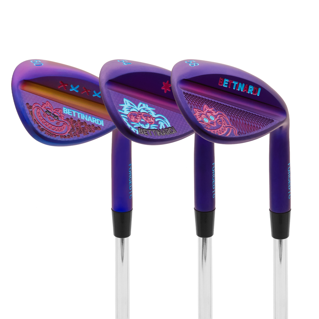 British Championship Multi Fat Cat Purple PVD HLX 6.0 Wedge Set