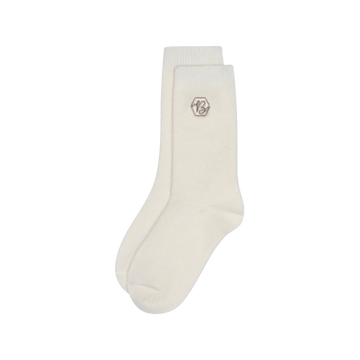 Malbon x Bettinardi Cashmere Sock (Egret)