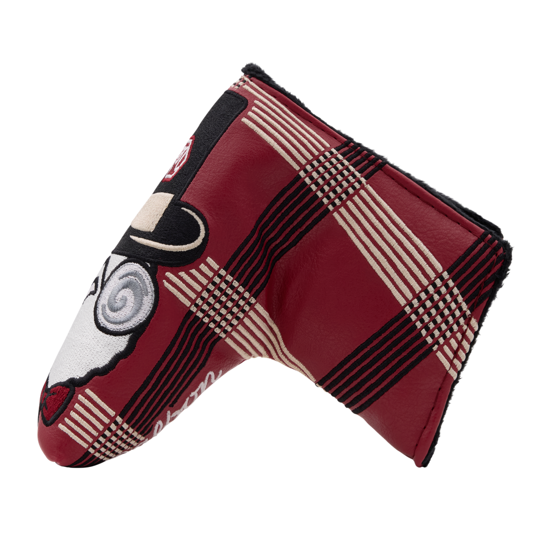 Malbon x Bettinardi Gangster Buckets Maroon Plaid Blade Putter