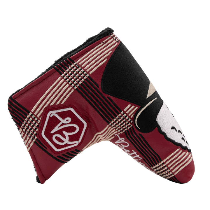 Malbon x Bettinardi Gangster Buckets Maroon Plaid Blade Putter