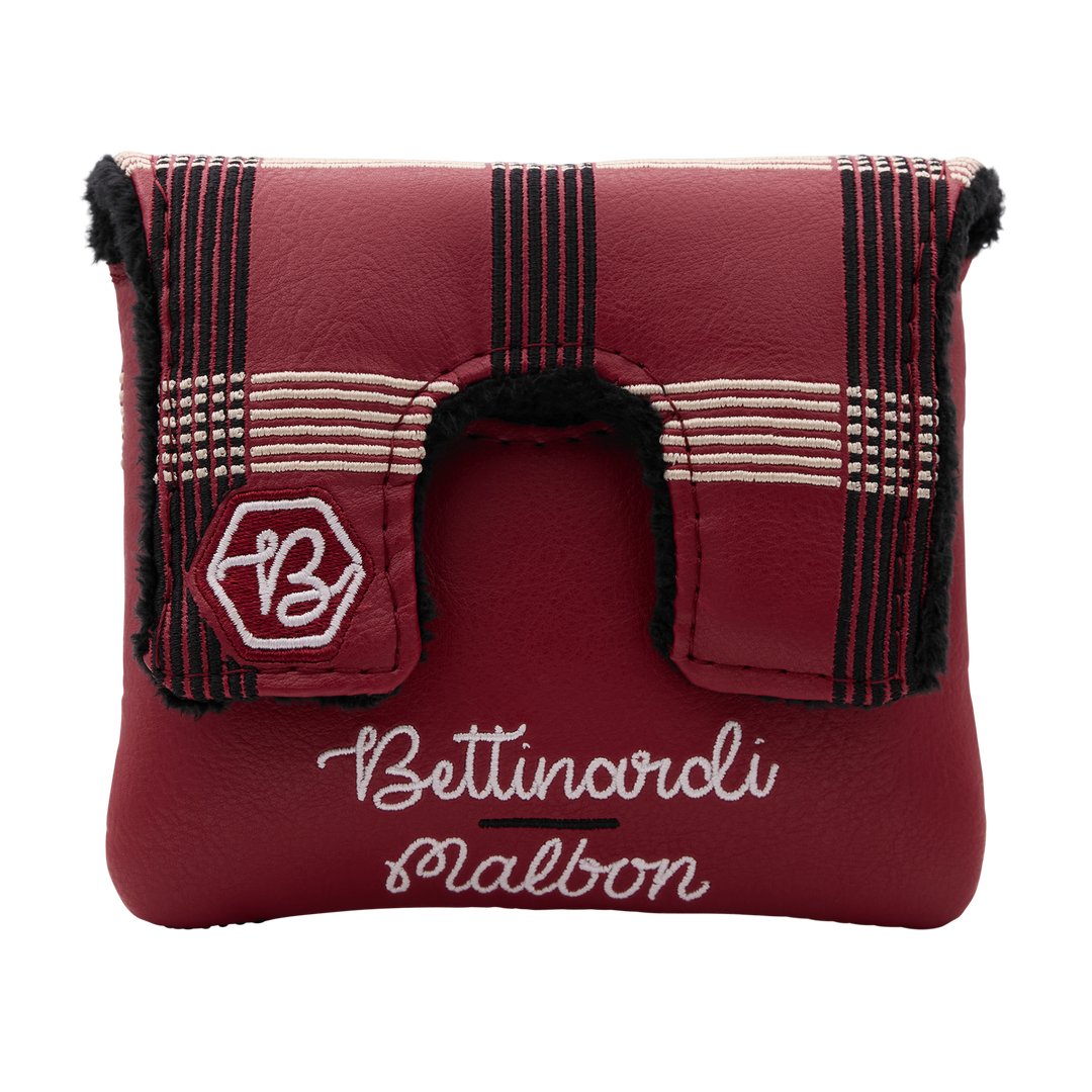 Malbon x Bettinardi Gangster Buckets Maroon Plaid Center Shafted