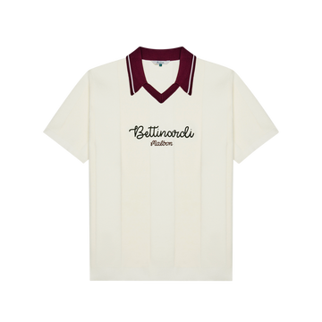 Malbon x Bettinardi Knit Polo (Egret)