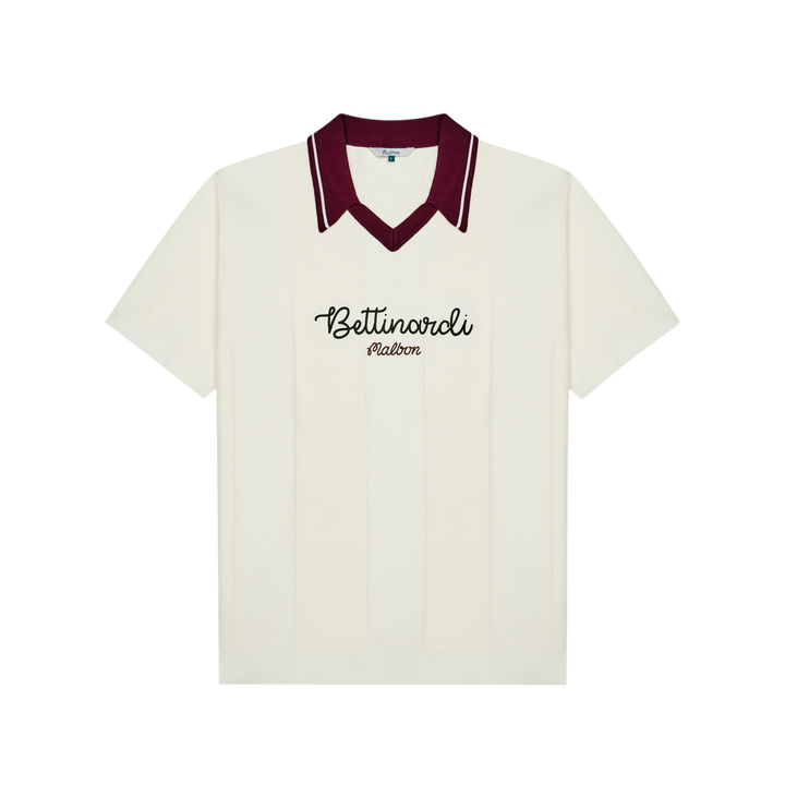 Malbon x Bettinardi Knit Polo (Egret) | Bettinardi Golf – Studio B