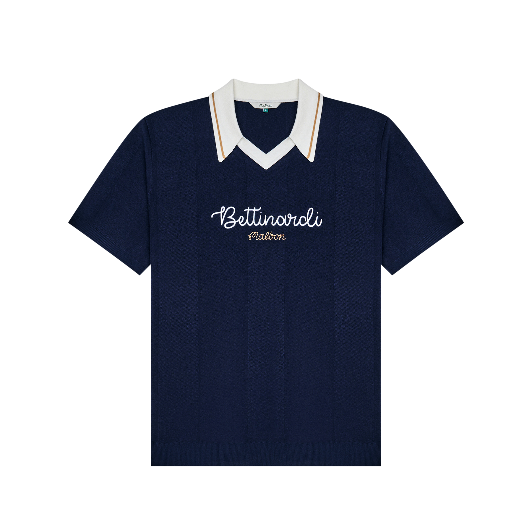 Malbon x Bettinardi Knit Polo (Maritime Blue) | Bettinardi Golf Malbon x Bettinardi Knit Polo (Maritime Blue) | Bettinardi Golf