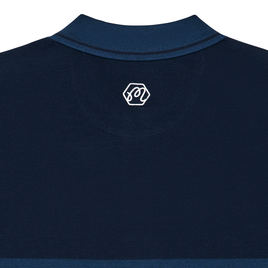 Malbon x Bettinardi Pique Polo (Sailor Blue) | Bettinardi Golf