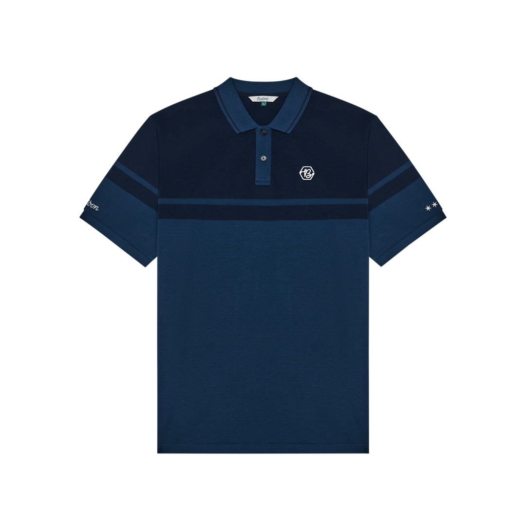 Malbon x Bettinardi Pique Polo (Sailor Blue) | Bettinardi Golf
