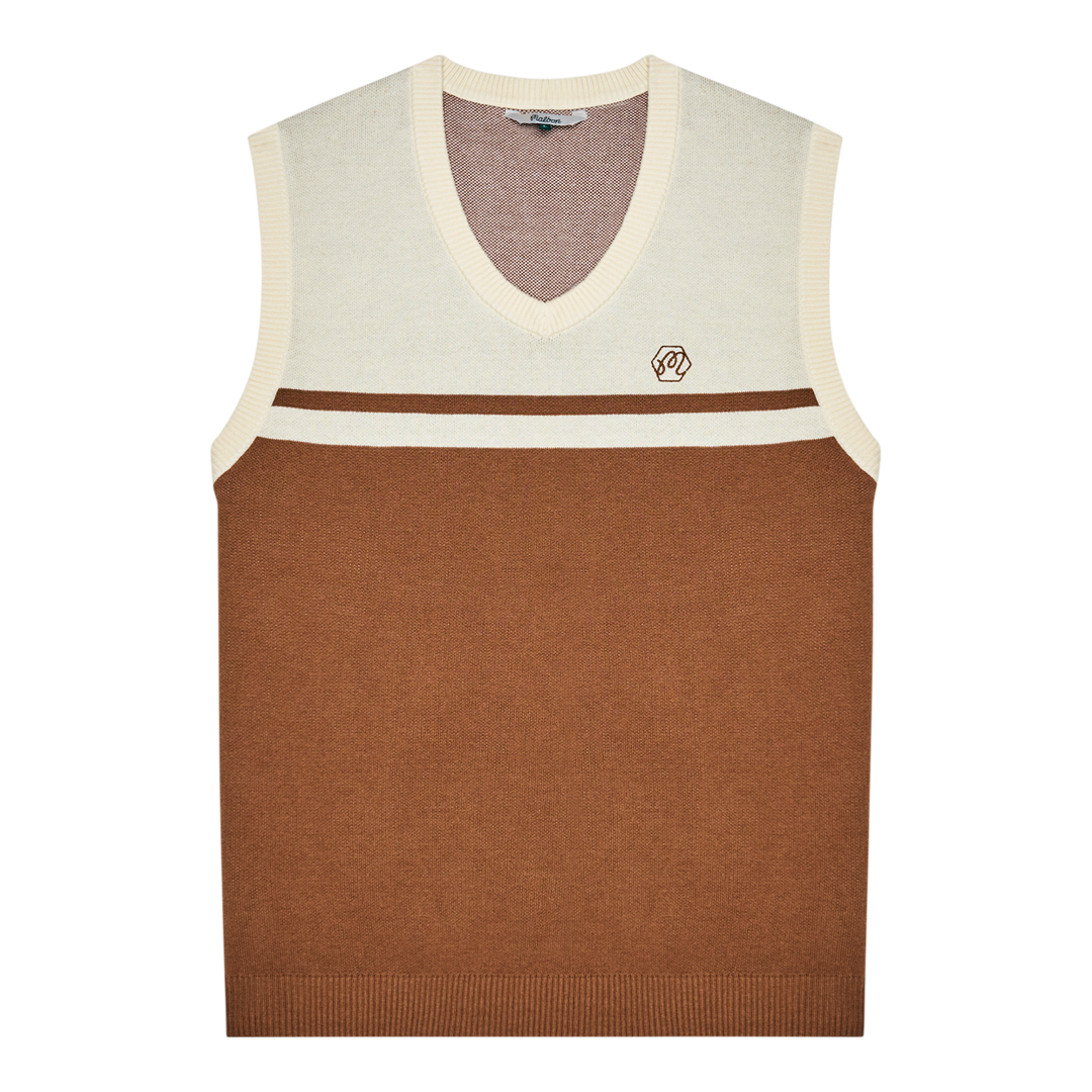 malbon FREYA SWEATER VEST マルボン Malbon x Bettinardi Sweater Vest (Egret) | Bettinardi Golf – Studio B