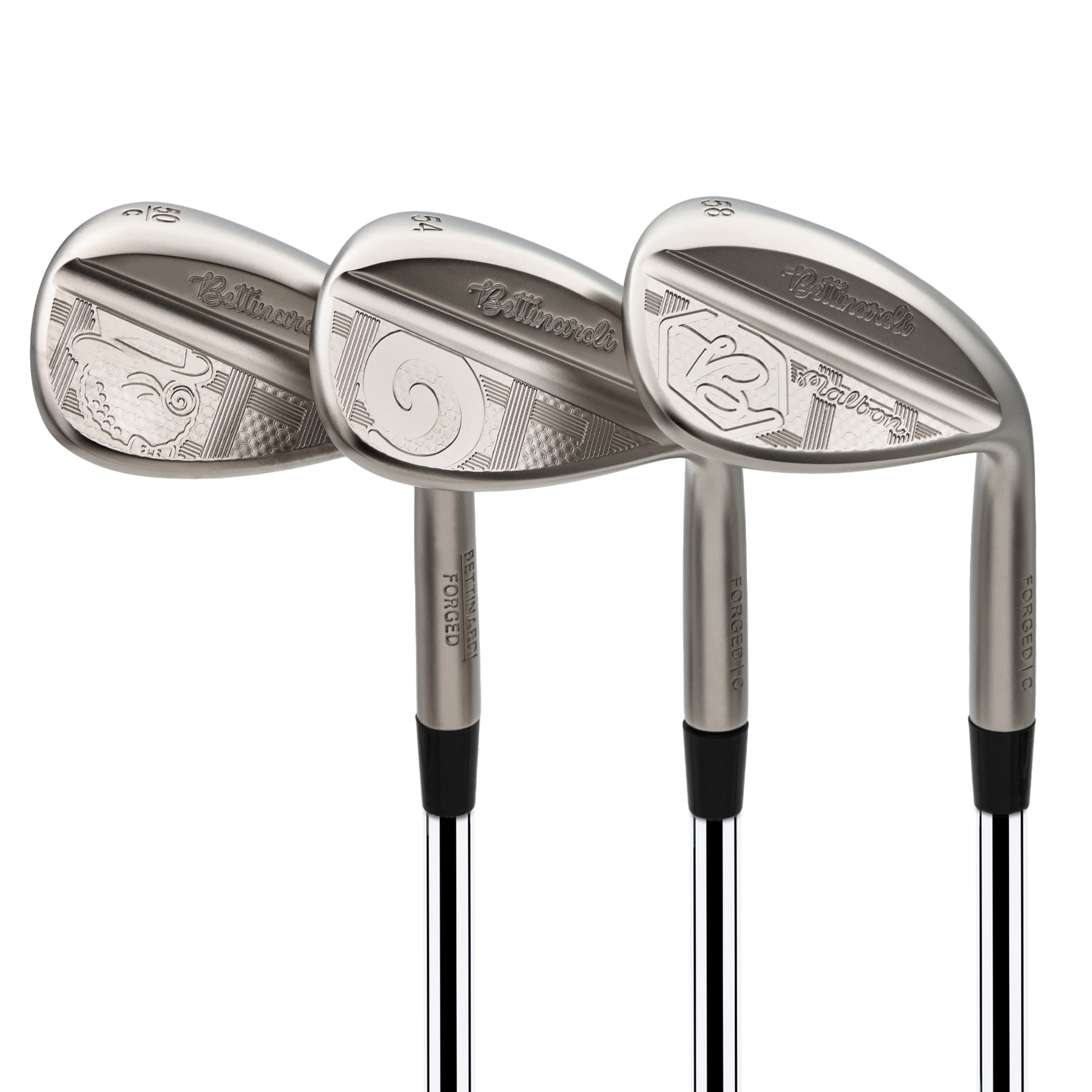 Malbon x Bettinardi Gangster Buckets Satin Nickel HLX 6.0 Wedge