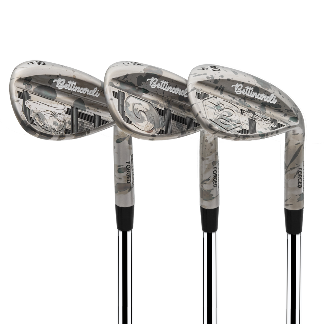 Malbon x Bettinardi Gangster Buckets Black Acid HLX 6.0 Wedge Set