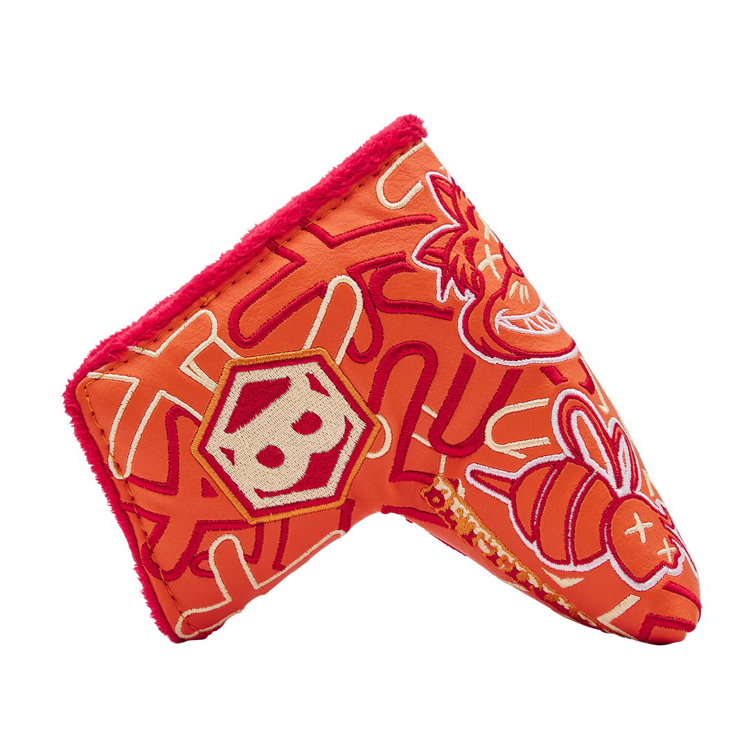 Halloween Poison Bomb Distressed Orange Armor DASS SS3 1-of-1 Putter