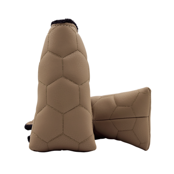 Bettinardi Script Quilted Hex Blade Headcover (Tan/Navy)