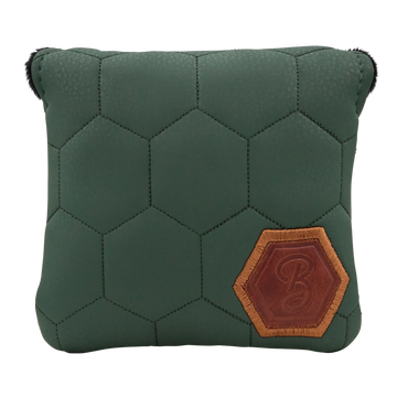 Bettinardi Script Quilted Hex Mallet Headcover (Green/Tan)