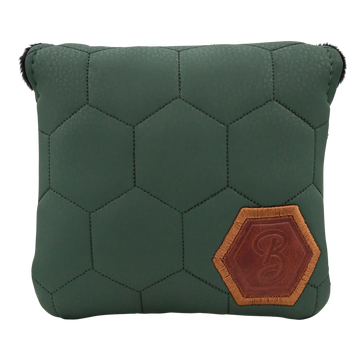 Bettinardi Script Quilted Hex Center Shaft Mallet Headcover (Green/Tan)