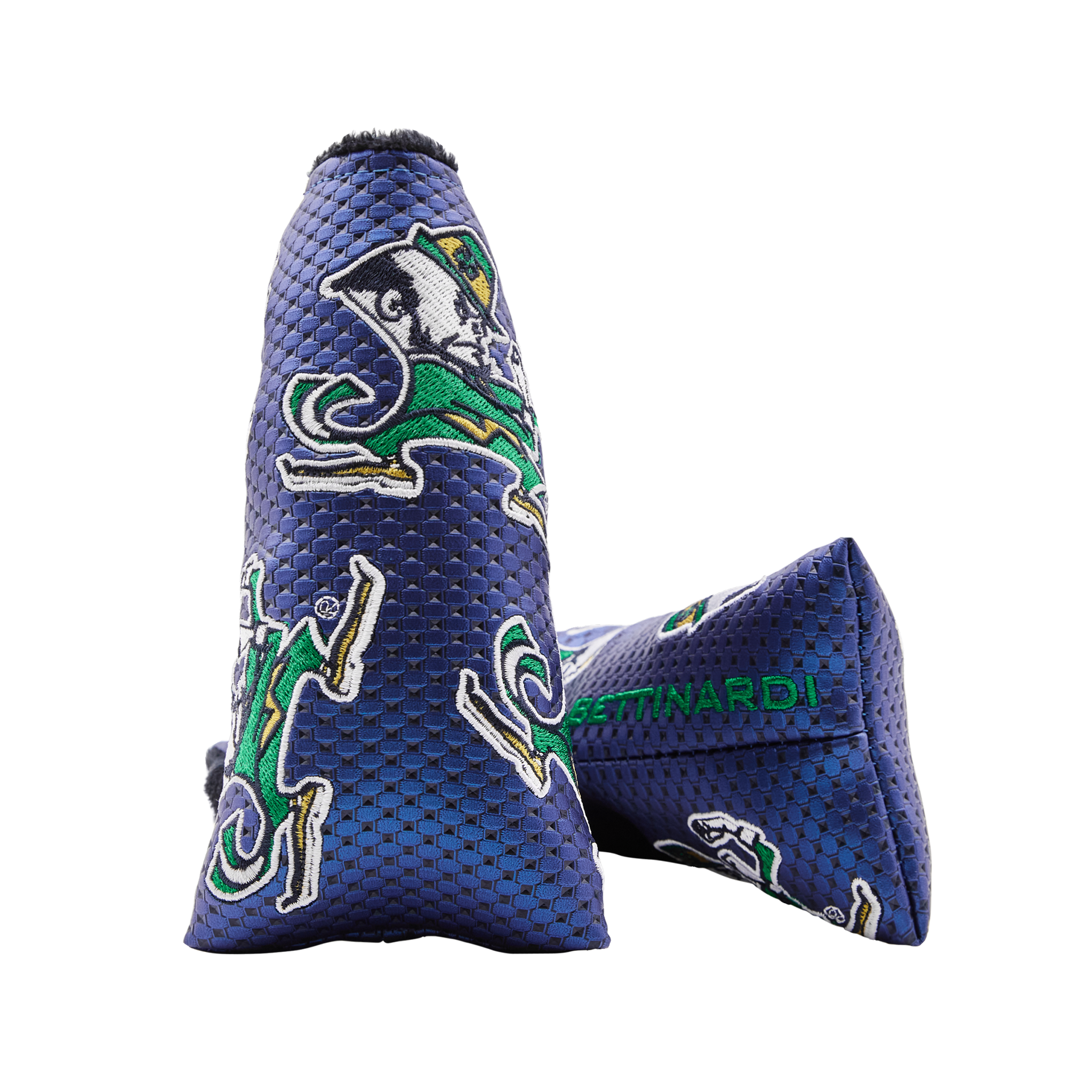 Notre Dame x Bettinardi Navy Dancing Leprechauns Blade Putter Headcover