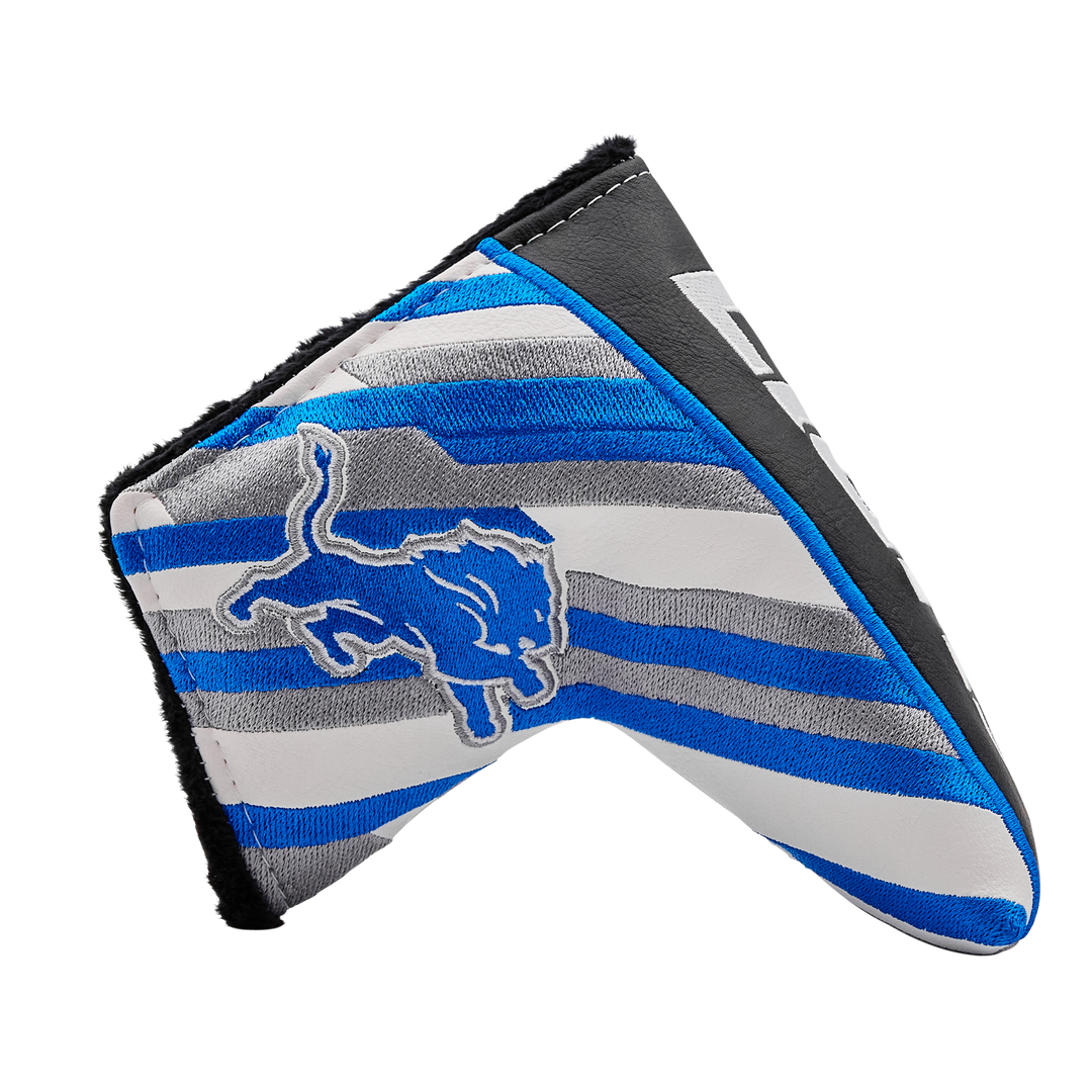 Detroit Lions Team Stripes Blade Putter Headcover