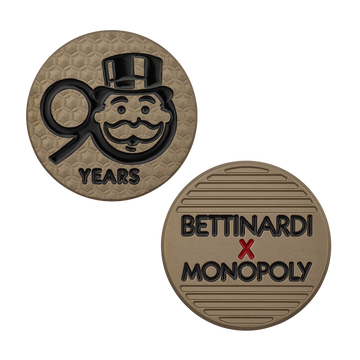 Bettinardi x Monopoly 90th Anniversary Gold Flame Ball Marker