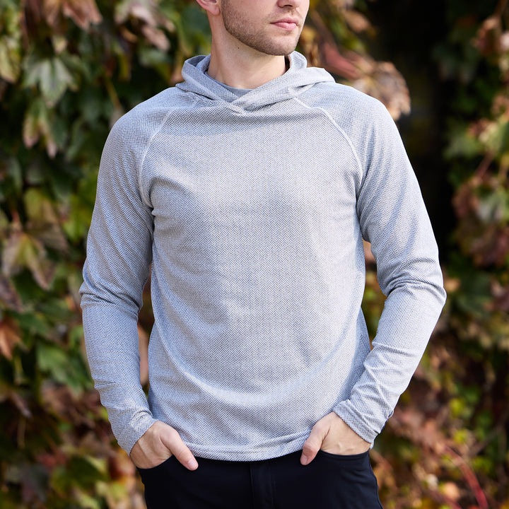 Bettinardi x Field Day Sporting Co. Wizard Palmer Performance Hoodie (White Herringbone)