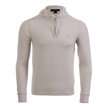 Bettinardi RLX Sunglasses Stinger Performance Waffle-Knit Hoodie (Ceramic White)