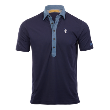 Bettinardi x Field Day Sporting Co. Wizard Runboy Ford 5 Button Heather Polo