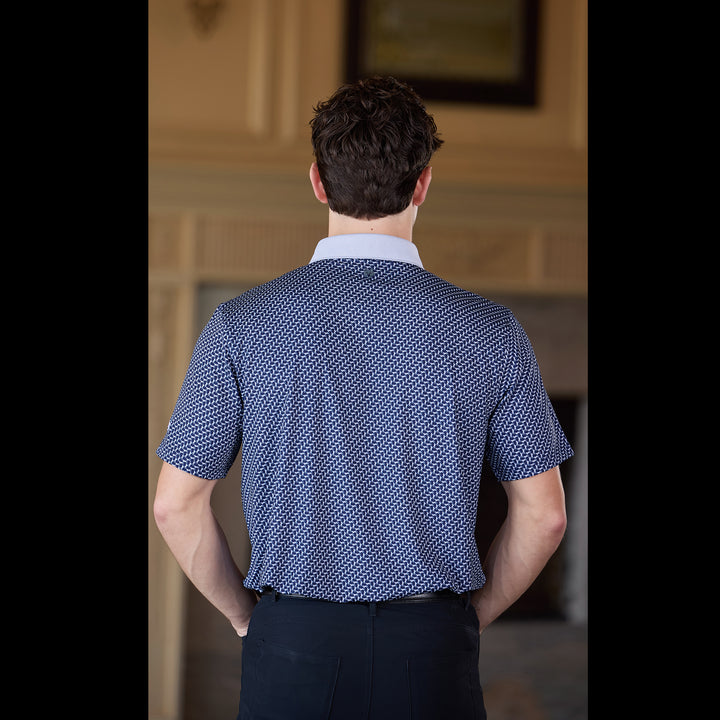 Bettinardi Greyson T-Hive Tour Dept. Dances With Wolves Polo (Maltese Blue)