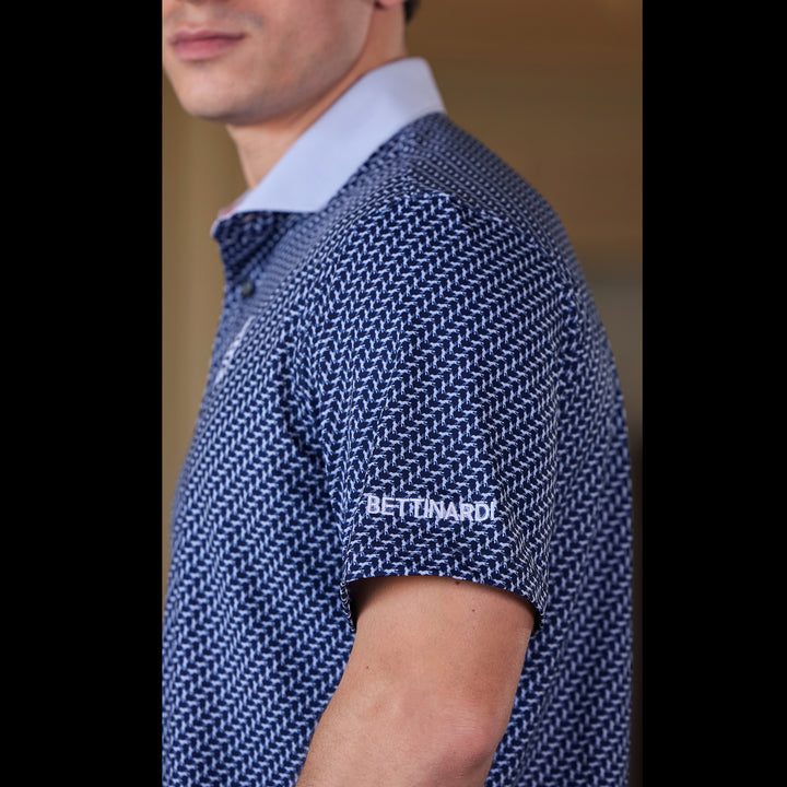 Bettinardi Greyson T-Hive Tour Dept. Dances With Wolves Polo (Maltese Blue)