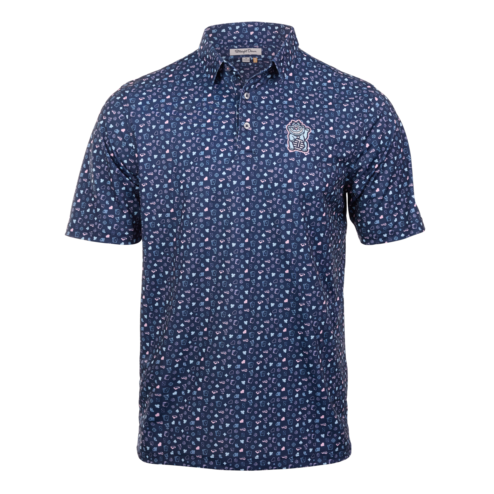 Bettinardi Straight Down Lucky Cat Hold 'Em Polo